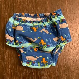NWOT i play. Blue Sea Life Diaper Cover
